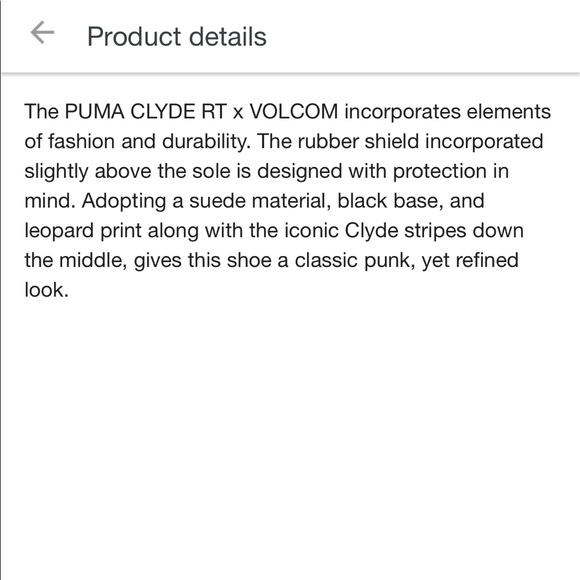 puma clyde x volcom